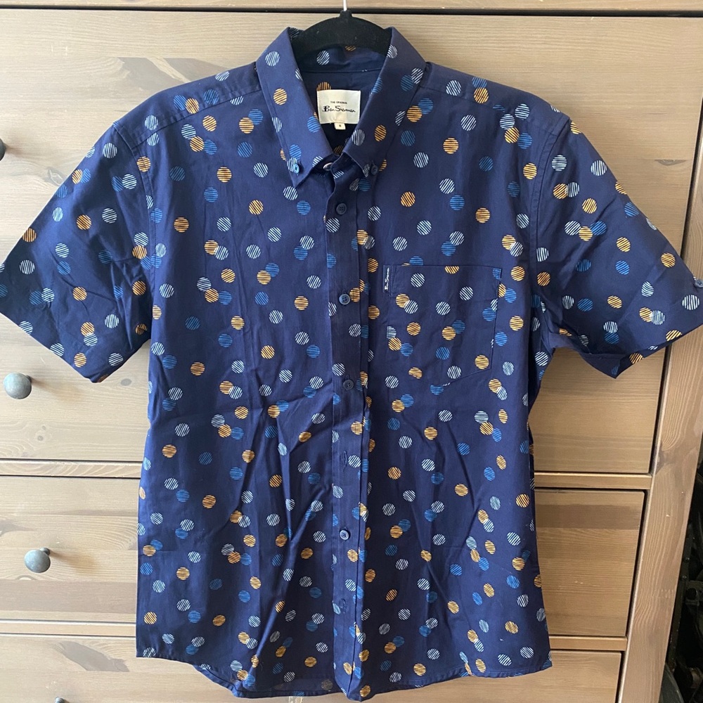 Ben Sherman short sleeve pattern shirt Size M